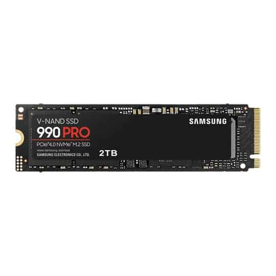 Samsung 990 PRO 2TB M.2 PCIe 4.0 NVMe SSD/Solid State Drive PC/PS5